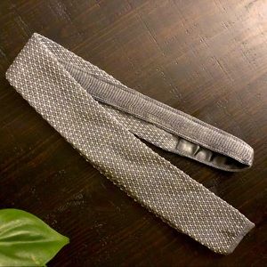 NWT Hugo Boss 100% Linen Knit Tie